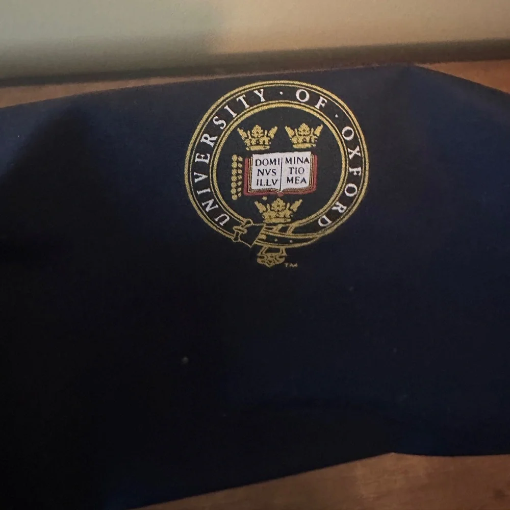 University of Oxford Navy Zipper Pencil Pouch